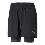 Short de Running Noir Homme Puma Run Graf 2 in 1 pas cher