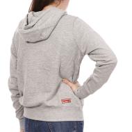 Sweat à Capuche Gris/Vert Femme Supreme Grip Pat vue 2