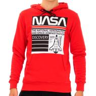 Sweat à capuche Rouge Homme Nasa 59H