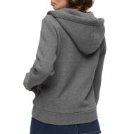 Sweat zippé Gris Femme Superdry Ziphood vue 2