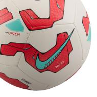 Ballon de football Blanc/Rouge NIKE Pitch vue 2