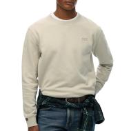 Pull Beige Homme Superdry Essential Logo Crew pas cher