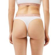 Tanga Blanc/Rose Femme Lacoste More vue 3