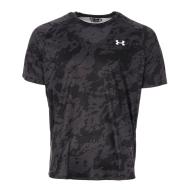 Maillot de sport Noir/Gris Homme Under Armour Tech 2.0 SS pas cher