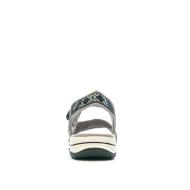 Sandales Noir/Gris Femme RELIFE Hubert vue 3