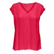 T-Shirt Rouge Femme Only Pelina