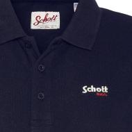 Polo Marine Homme Schott S0022 vue 3