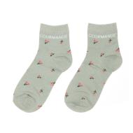 Stella Green Gourmande Women’s Green Floral Socks