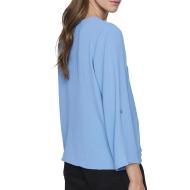 Blouse Bleu Femme Vila Josa vue 2