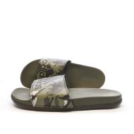Claquettes Kaki Homme Adidas Adilette Comfort pas cher