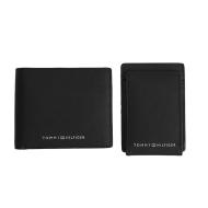Coffret Portefeuille/Porte Carte Noir Homme Tommy Hilfiger Holder pas cher