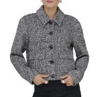 Veste Noire Chiné Femme JDY Opi pas cher