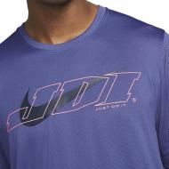 T-Shirt De Sport Violet Homme Nike Top SS SC vue 3
