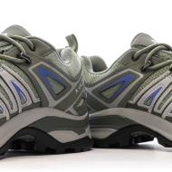 Chaussures de randonnées Grises/Vertes Homme Salomon Pioneer vue 7