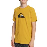 T-shirt Jaune foncé Garçon Quiksilver Comp