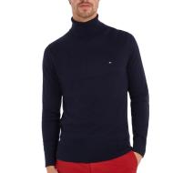 Pull Marine Homme Tommy Hilfiger Pima Org pas cher