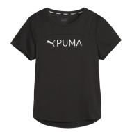 T-shirt Noir Femme Puma Fit Logo pas cher