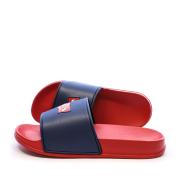 Claquettes Rouge/Marine Garçon Levi's Pool pas cher