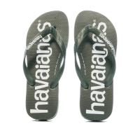 Tongs Kaki Mixte Havaianas Logo Mania vue 3