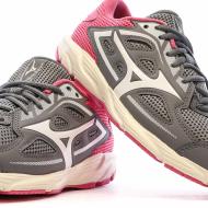Chaussures de Running Gris/Rose Femme Mizuno Spark 7 vue 7