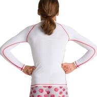 Maillot Lycra Manches longues Blanc Fille Arena Rash vue 2