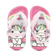 Tongs Licorne Rose Fille Cool shoe vue 3