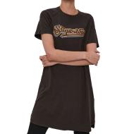 Robe t-shirt Marron Femme Superdry Boho pas cher