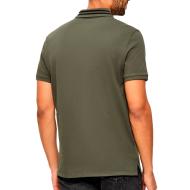 Polo Kaki Homme Calvin Klein Jeans Pique vue 2