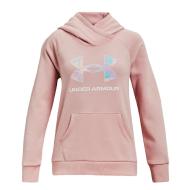Sweat à capuche Rose Fille Under Armour Rival Fleece pas cher