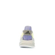 Baskets Blanches/Roses Femme Adidas Kk X9000 vue 3