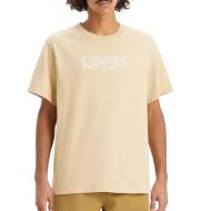 Camiseta beige para hombre Levi's Graphic Tees barato