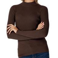 Pull Marron Femme JDY Highneck pas cher