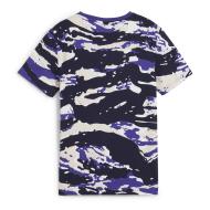 T-shirt Garçon Noir/Violet Puma Ess+ Camo vue 2