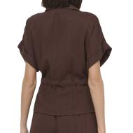 Blouse Marron Femme JDY Mille vue 2