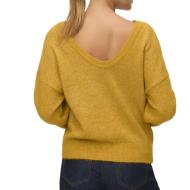 Pull Jaune Femme Vero Moda Mellie vue 2