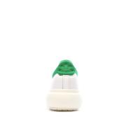 Baskets Blanche/Verte Femme Adidas Stan Smith vue 3