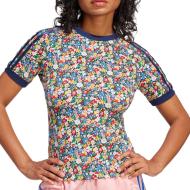 T-Shirt Noir/Jaune Femme Adidas Liberty Cali pas cher