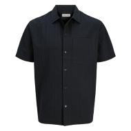 Chemise Noire Homme Jack & Jones Heaston pas cher