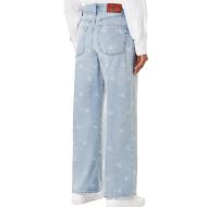 Jean Loose Bleu Femme Calvin Klein Jeans The Wide vue 2