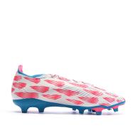 Chaussures de football Blanc/Bleu/Rose Homme Adidas Predator League vue 2