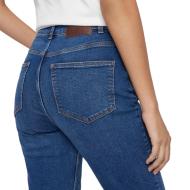 Jean Mom Bleu Femme Pieces Kesia vue 2