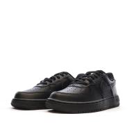 Baskets Blanches Noires Nike Force 1 vue 6