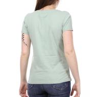 T-shirt Vert Femme Lee Cooper vue 2