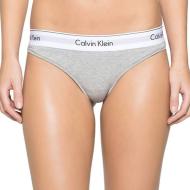 String Gris Femme Calvin Klein Jeans ThongGS 0000F3786E vue 2