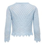 Cardigan Bleu Femme JDY Sun 3/4 Cropped vue 3