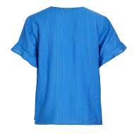 Camiseta azul para mujer Vila Bavina Nipi ver 2
