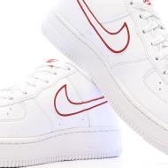 Baskets Blanche/Rouges Garçon Nike Air Force 1 vue 7