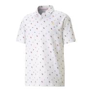 Polo Blanc Homme Puma AP Lemon