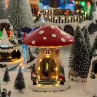 Champignon de Noël lumineux Atmosphera SVANA vue 3