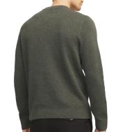 Pull Kaki Homme Jack & Jones Stitch vue 2